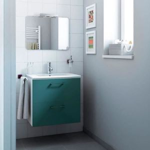 Ensemble Meuble Salle De Bain Bleu Payez En 4x Soldes