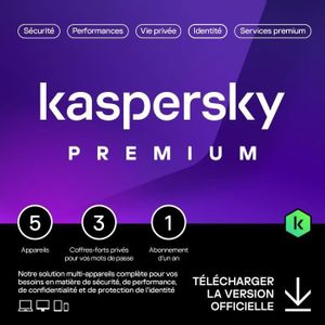 ANTIVIRUS Kaspersky Premium (Total Security) 2024 - 5 Postes
