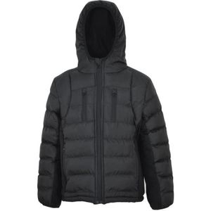 VESTE Enfants Filles Garçons Noir Mode Rembourré Décontracté L'école Veste Bulle Manteau Urbain Hiver Porter Âge 5-13 Ans