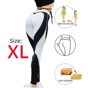 PANTALON DE SUDATION Legging de Sudation Femme - XL - Blanc - Legging de Sport Extensible - Taille Haute