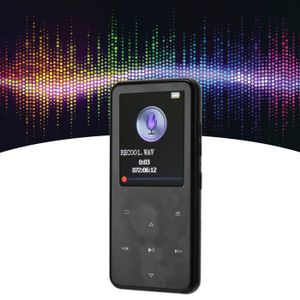 LECTEUR MP3 Qiilu  Lecteur MP3 Intelligent Bluetooth 5.0 HiFi 