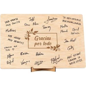 CARTE CORRESPONDANCE Carte de remerciement en bois cadeau original livr