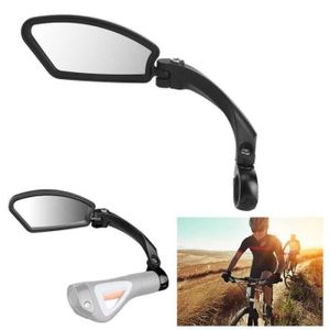 rétroviseur latéral de vélo tout usage 2 pièces miroir convexe de guidon à rotation réglable à 360 degrés Rétroviseur de vélo