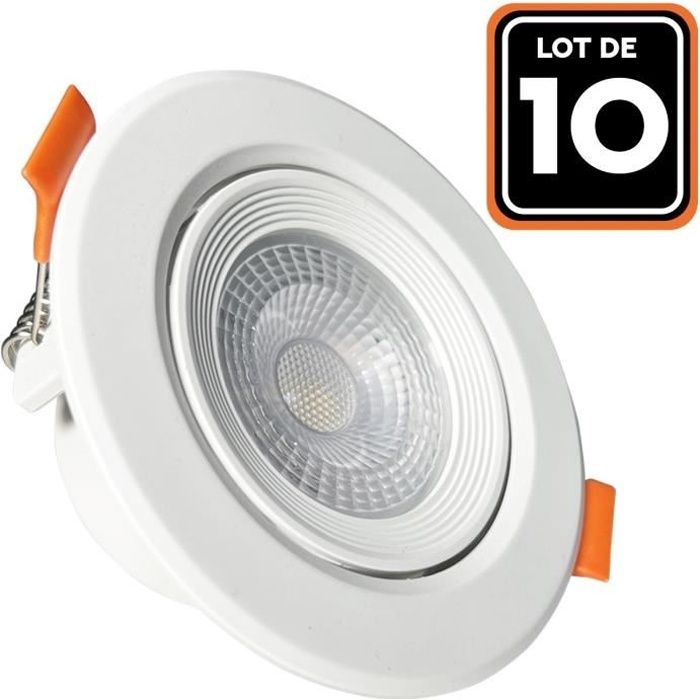 Spot LED dimmable sans driver GU10 6W
