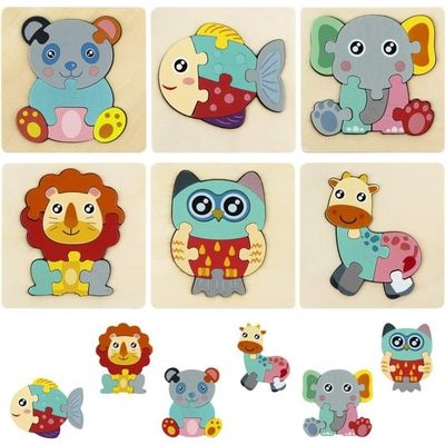 QUOKKA Puzzle en Bois Enfant 1 2 3 Ans - 3 Jouets Montessori en Bois pour Bebe - Animaux Puzzle Enfant 18 Mois - Jeux Éducatif Cadeau pour Garçons et Filles 2 3 4 Ans | Votre wishlist sur