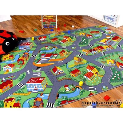 Tapis de jeu pour enfant papillon en violet - SNAPSTYLE - 17 tailles disponibles - 100x300 cm - Jeux - Jouets