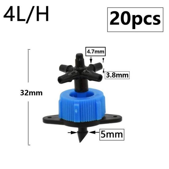 Connecteur De Robinet D'irrigation Goutte à Goutte à 4 Voies - MATERIEL