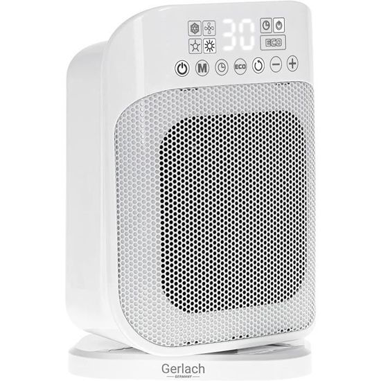 Chauffage Soufflant De 2000 W Avec 2 Niveaux De Puissance Et 3 Modes De