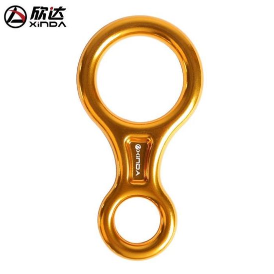 Anneau De Rappel En Aluminium – Pour Escalade, Travail En Hauteur, Résistance 20KN, Diamètre 45mm
