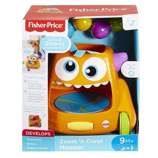 Fisher price zoom and crawl monster new arrivals
