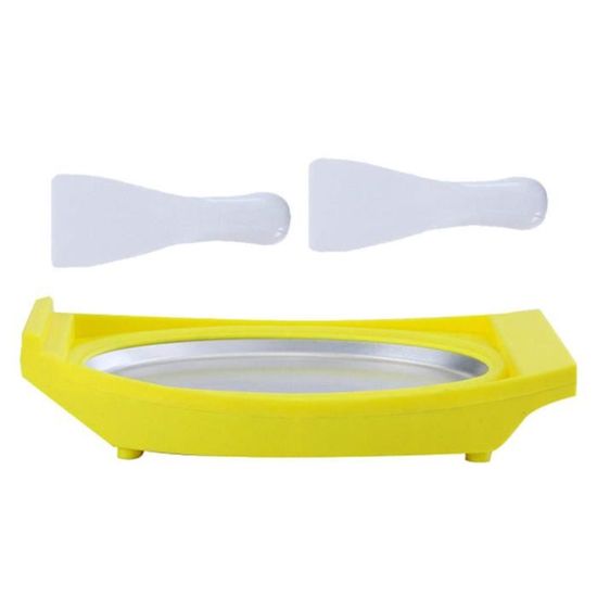 Machine à crème glacée instantanée rouleau yogourt glacé froid