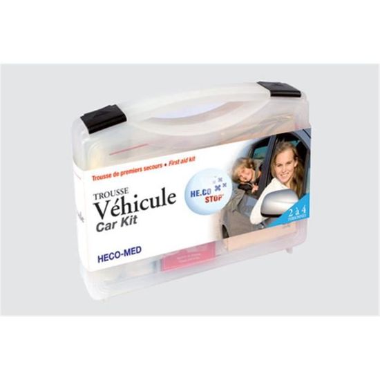 Trousse De Premiers Secours Voiture Leina 10002 - Standard Noir/blanc - Selon Norme DIN 13164 - 8