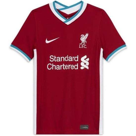 Maillot Liverpool Domicile 2020 2021 Junior 100 Polyester recycle