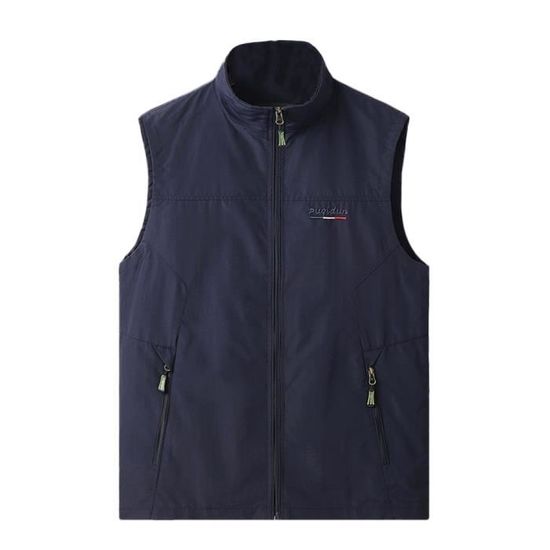 Gilet De Sport Léger Pour Homme - Gilet De Travail D'été Fin Et Léger - Sans Manches - Pour Le Camping, La Photographie - Veste De Pêche - Gilet De Loisirs Avec