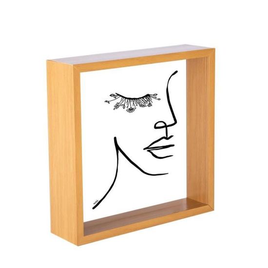 Cadre Photo 3D En Bois 27x22 Cm - Pour Créer Des Souvenirs Avec Photos Et Objets - Bureau Ou Mural