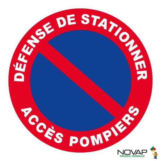 AUA SIGNALETIQUE - Panneau De Signalisation en PVC Rigide et Compact 1.5 mm. (143 x 200 mm, Stationnement Interdit Réservé Résidents