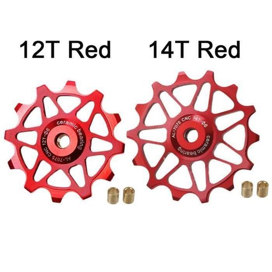 Pignon de dérailleur pour vélo 12T Céramique Aluminium Arrière Ajusté Vis 4/5 / 6mm Support 7/8/9/10 Vitesse(Noir Pignon de dérailleur pour vélo 12T Céramique Aluminium Arrière Ajusté Vis 4/5 / 6mm Support 7/8/9/10 Vitesse(Noir