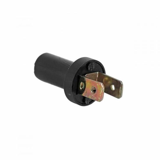 Douille Porte-Ampoule Pour Scooter MBK 50 Ovetto - Blanc, Culot BA20d, Dimensions 50x40x31mm
