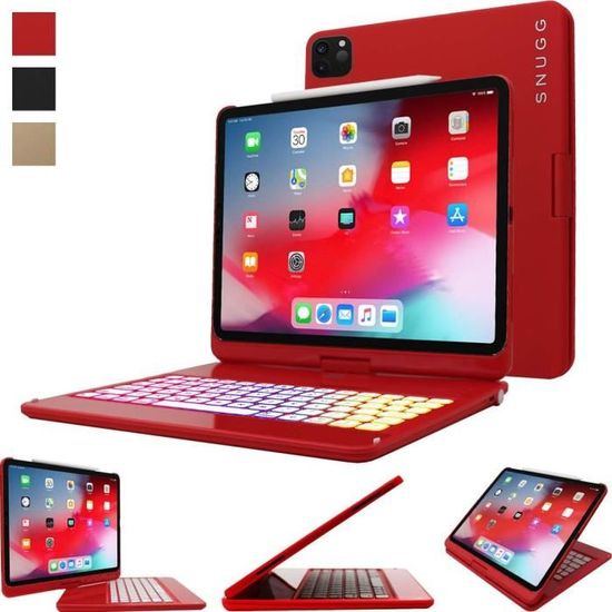 Étui Clavier Magique pour Ipad Mini 6 Couverture Magnétique Funda Rétroéclairage Pliable Clavier Rotatif à 360 Degrés Clavier Bluetooth