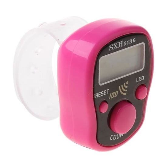 Compteur De Rangées Pour Tricot - 2 Pièces, En Plastique Durable, Chiffres Gravés - Accessoire Tricot Et Crochet - 5