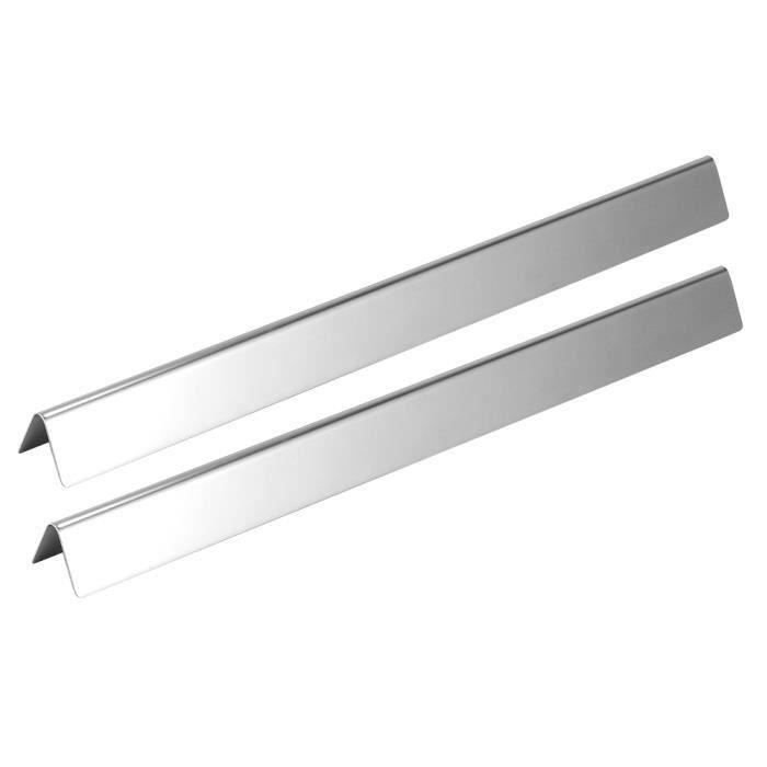 Diffuseurs De Chaleur Pour Barbecue - 2 Pièces 37cm, En Acier, Remplacement Universel Pour Grils à Gaz