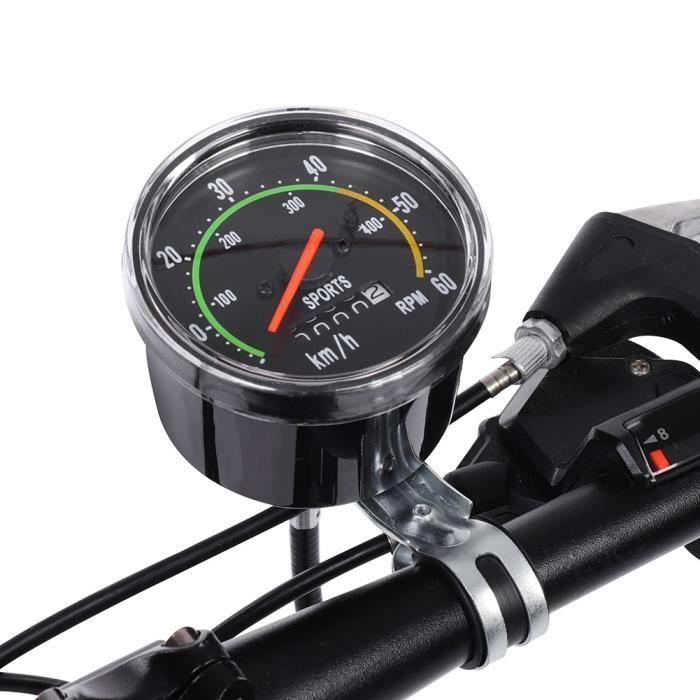 Bicyclette tachymètre Odomètre compteur de vitesse de vélo Table de pointeur pour vélos 26 - 27.5 - 28-29 pouces uniquement -QUT