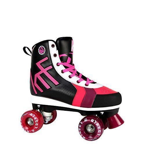 KRF Street Lady Patins à Roulettes Quads Mixte Enfant, Pink, 40 - 0017066T40