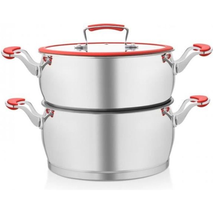 Design Moderne Couscoussier Tous Types Feux Turbo Induction 22 cm 5 Litres
