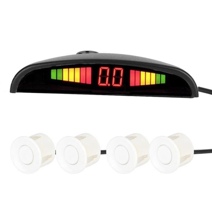 Zerodis radar de recul 12 V voiture sauvegarde radar de stationnement universel 4 capteur assistant système d'alarme radar de