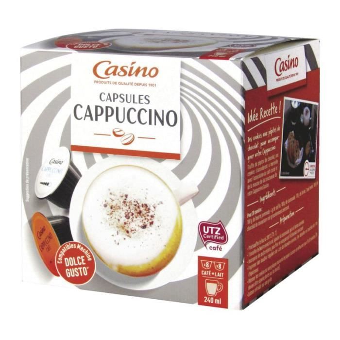 CASINO Capsules cappuccino - 16x 240 ml