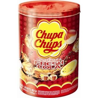 Sucettes Chupa Chups Cola, 100 pièces