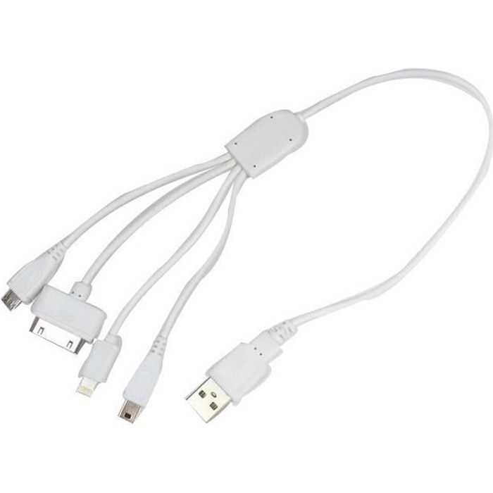 Chargeur USB - Universel - 4 adaptateurs