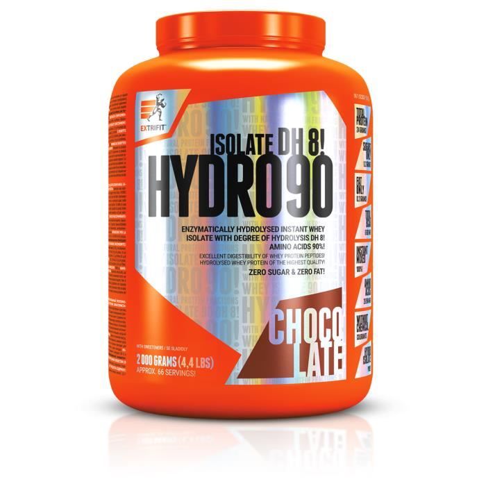 Hydro Isolate 90 2000g CHOCOLAT Extrifit Whey Protéine