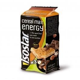 ISOSTAR Barres Cereal Max noisette-chocolat - 3x 55 g