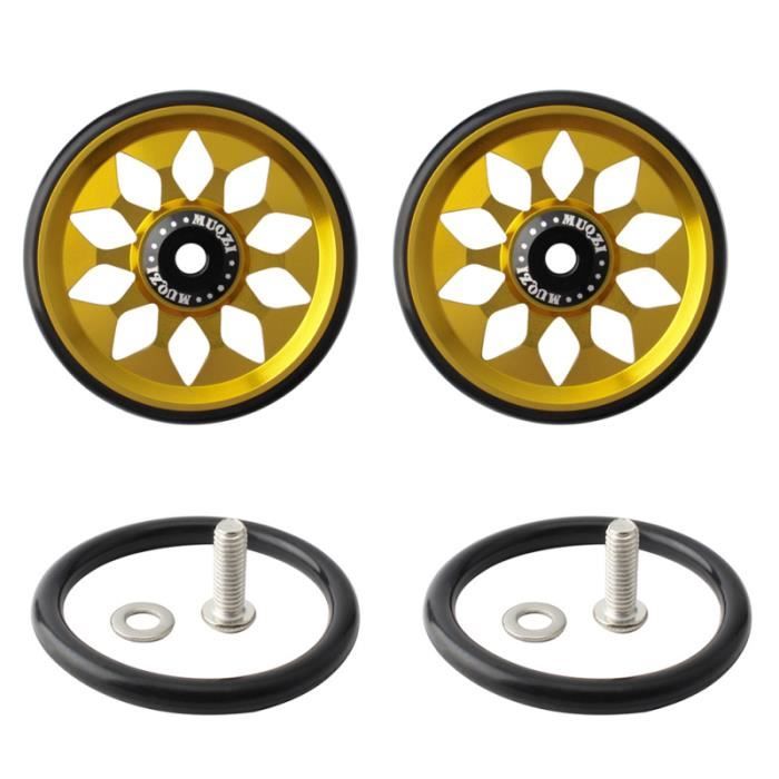 1 ensemble de roue facile en alliage d'aluminium de vélo pliant compatible pour Brompton VELO ASSISTANCE ELECTRIQUE