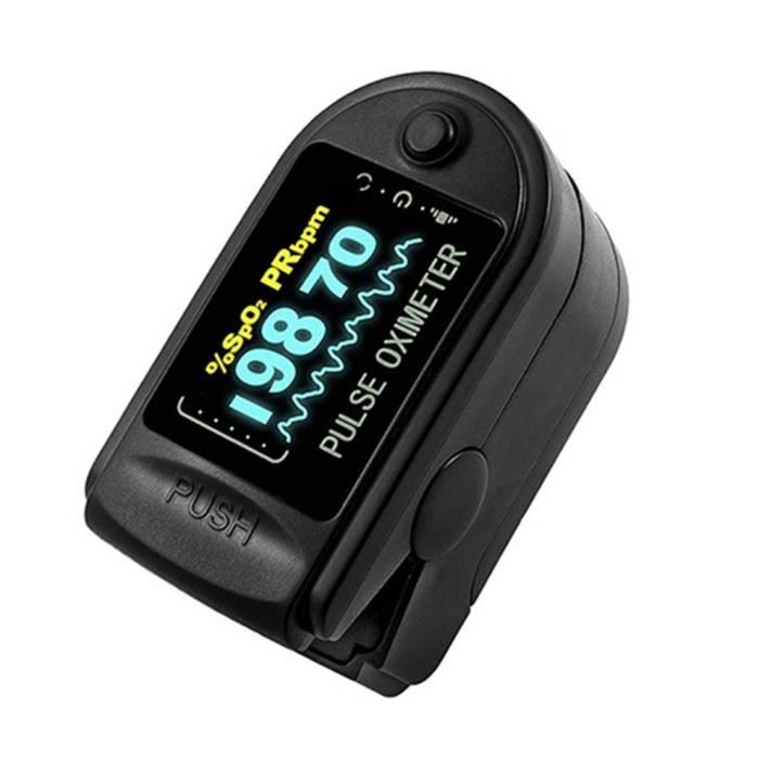 Oxymètre de doigt Moniteur de Saturation en oxygène Moniteur d'oxygène sanguin Pouls des doigts Tension de batterie faible Fréquence