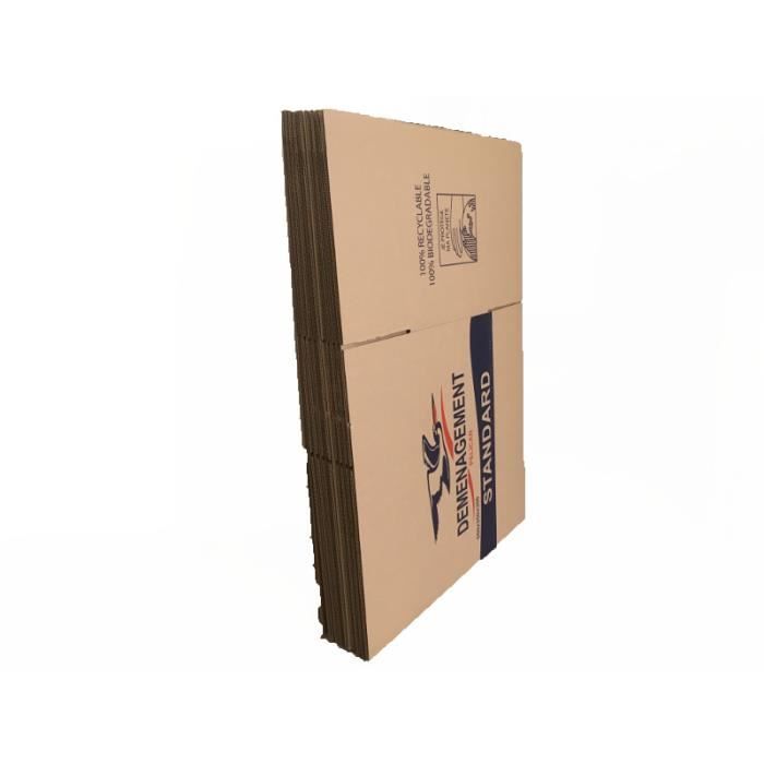 Lot de 10 cartons de déménagement