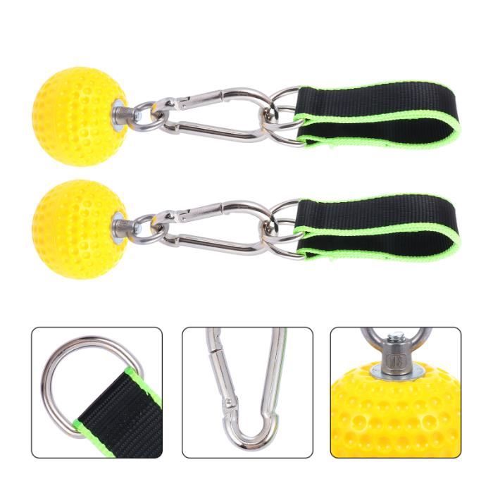 4pcs Escalade Tirant Vers le Haut des Poignées Sangles de Maintien medecine - ballon de musculation fitness - musculation