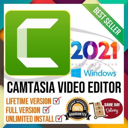 Camtasia Studio 2021 - Valable à VIE - PC WINDOWS A télécharger