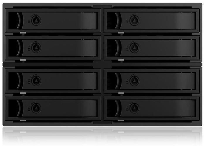 ICY BOX IB-2281MSK Boîtier de stockage 8 Baies (SATA-600 - SAS-2) HDD x 0