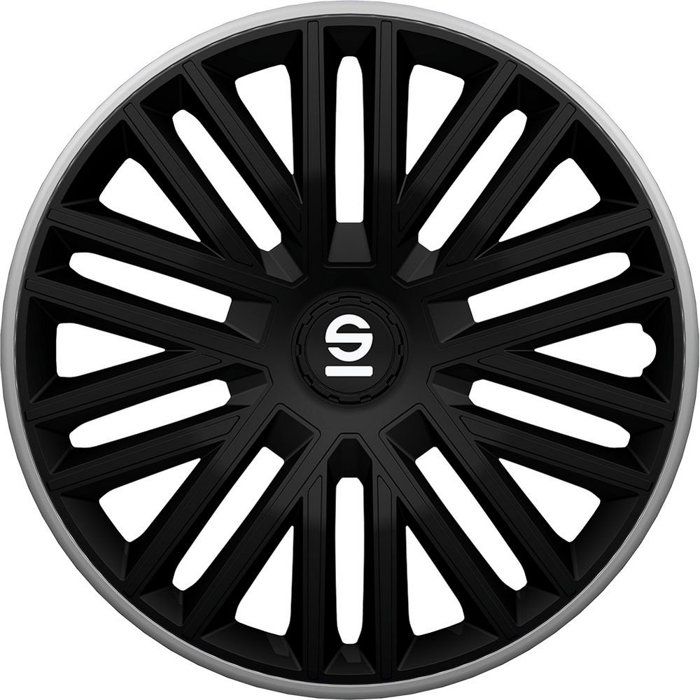 4 ENJOLIVEURS 15'' BERGAMO NOIR - GRIS