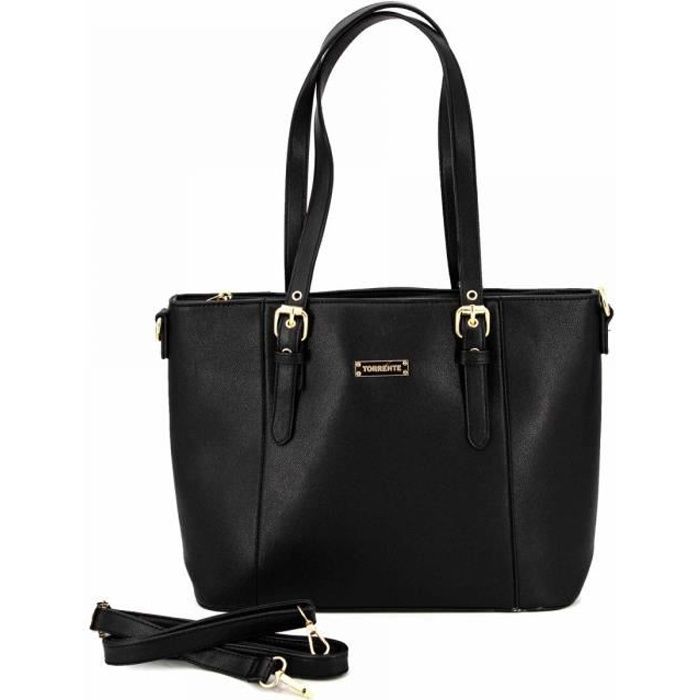 Sac à main cabas léger poche zip bandoulière Femme TORRENTE
