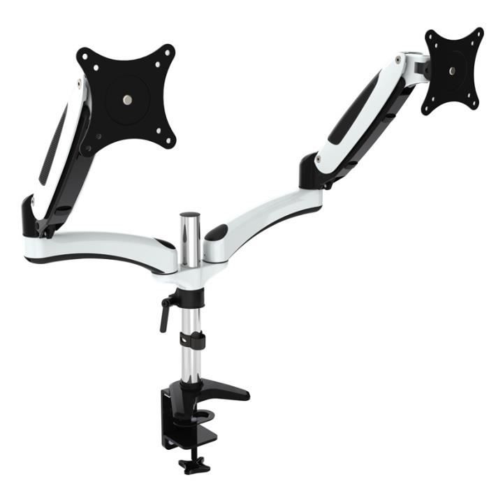 WAYTEX 73146 Bras articulé 2 écrans étau de fixation verin pneumatique