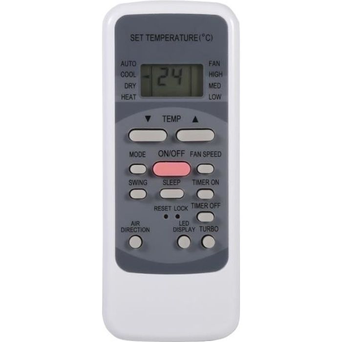 New Fashion Télécommande universelle Climatisation pour Midea R51M - E