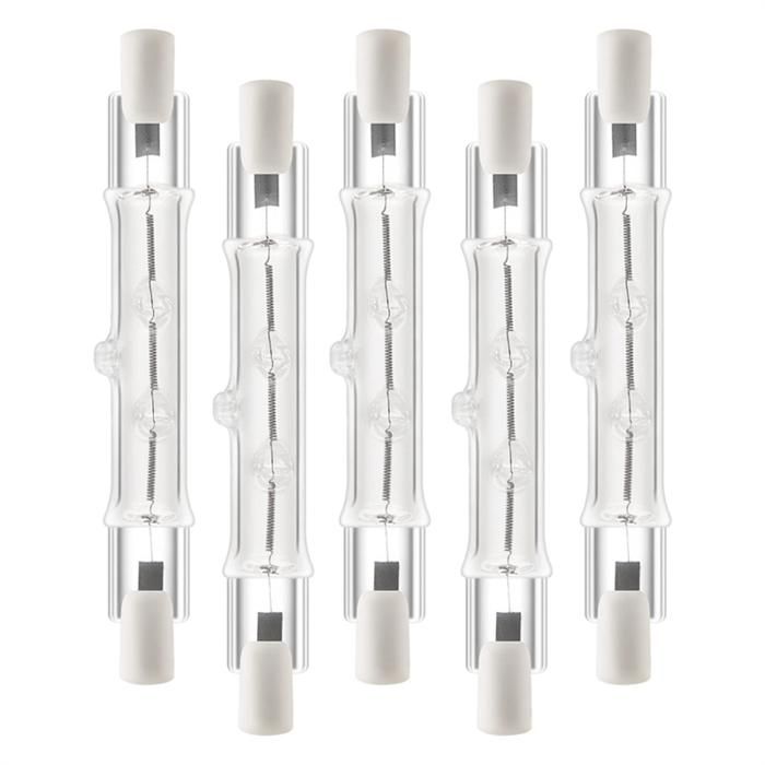 300W 230V Ampoule LinéAire HalogèNe R7S Lampe HalogèNe à Intensité Variable pour LéClairage de Paysage de Travaux de