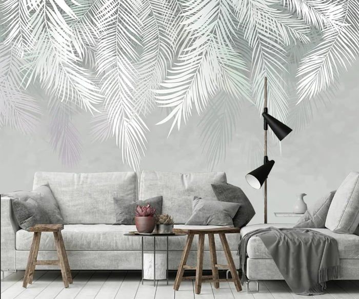 Papier Peint Panoramique Jungle Tropical 3d Soie 356x250cm Feuillage ...