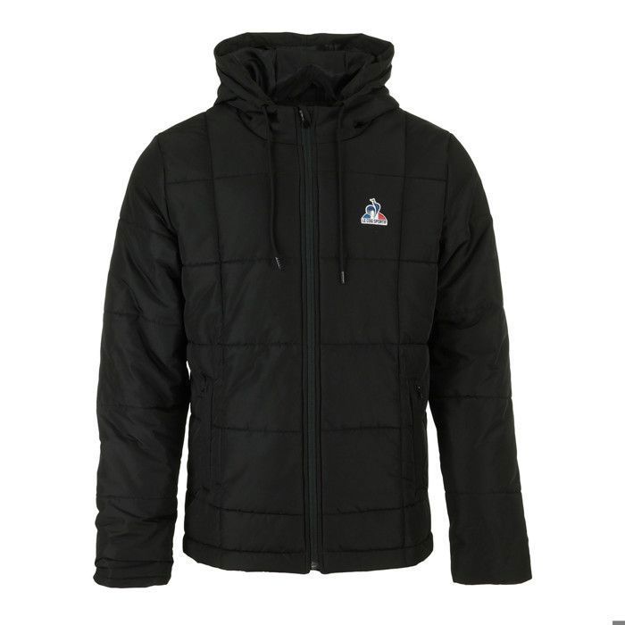 Giubbotto Le Coq Sportif ESS Doudoune Heavy N°1 Uomo - Caldo Piumino In Nylon Con Trattamento Perlante, Taglia XXL, Colore Dress Blues