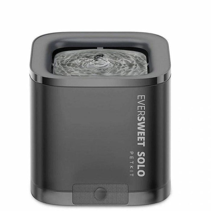 Fontaine à eau pour chat - EVERSWEET - SOLO - Cybertail - Noir