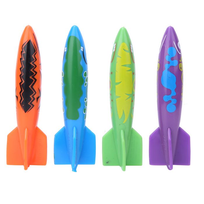 Jouets De Piscine LEMIEDUT - 4 Serpents De Plongée - Jeu Aquatique Enfant - Apprentissage Natation