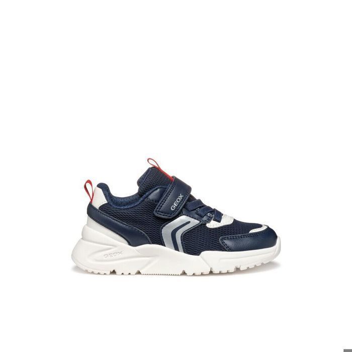Baskets enfant Geox Loftus A - bleu marine / rouge